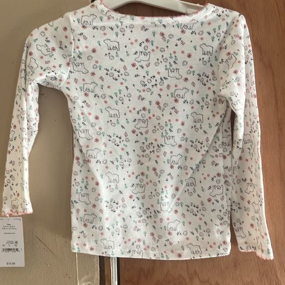 Carter’s pink polka dot 2 piece overall set - Picture 3 of 10